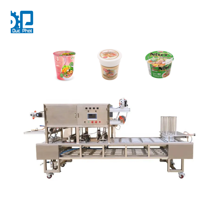 Máy đóng gói bún ăn liền ly, cốc tự động