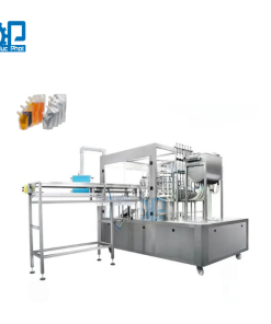 Máy đóng gói dầu hào túi sẵn gắn nắp