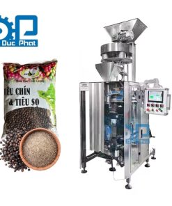 Máy đóng gói hạt tiêu máng cổ áo túi bụng