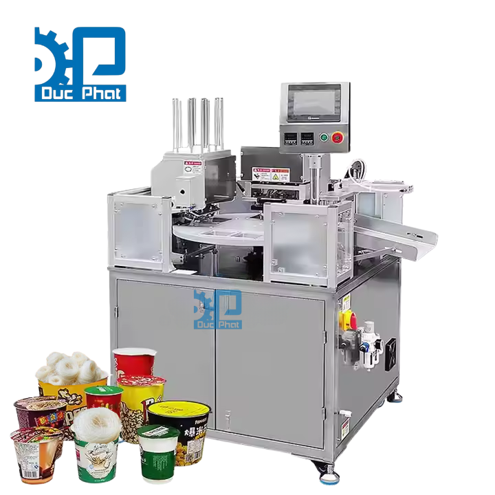 Máy đóng gói ly mì gạo bán tự động