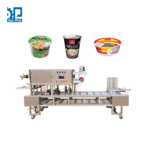 Máy đóng gói miến ăn liền dạng ly, cốc tự động