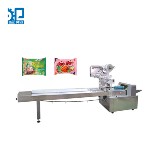 Máy đóng gói miến bánh đa nằm ngang túi bụng