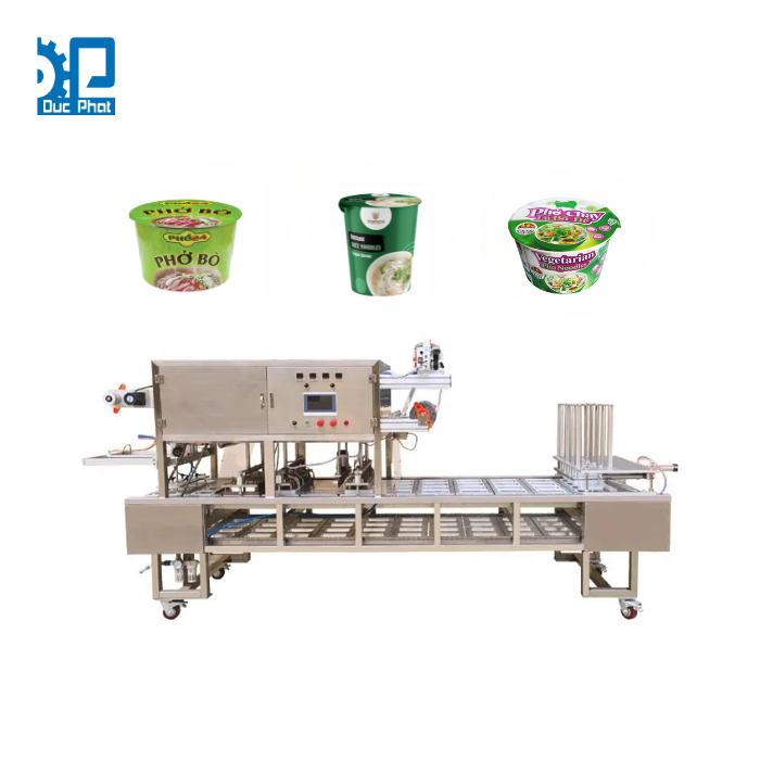 Máy đóng gói phở ăn liền dạng cốc tự động