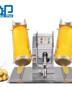 Máy đóng gói rau củ quả bán tự động 2 đầu