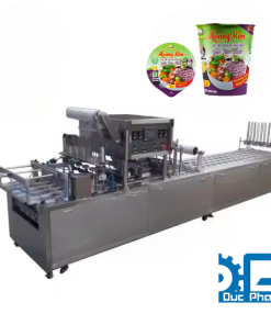 Máy hàn seal miệng ly mì gạo tự động