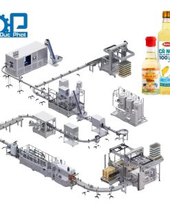 Dây chuyền chiết rót dầu cá đóng chai