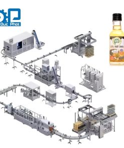 Dây chuyền chiết rót dầu hạt chia đóng chai