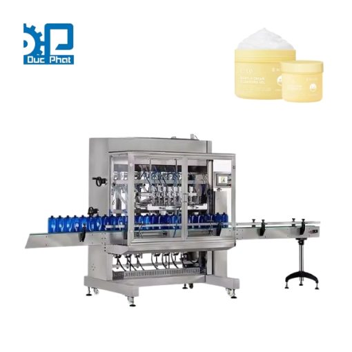 dây chuyền chiết rót hũ tẩy trang mắt