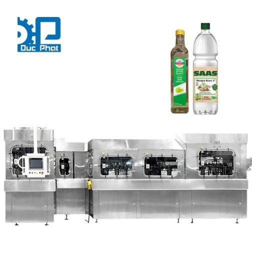 Dây chuyền chiết rót giấm rượu trắng đóng chai