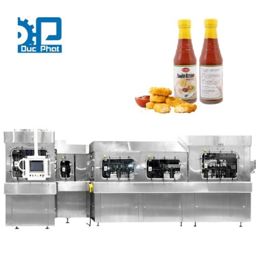 Dây chuyền chiết rót nước sốt cà chua đóng chai