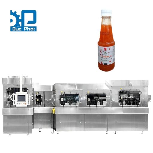 Dây chuyền chiết rót nước chua ngọt đóng chai
