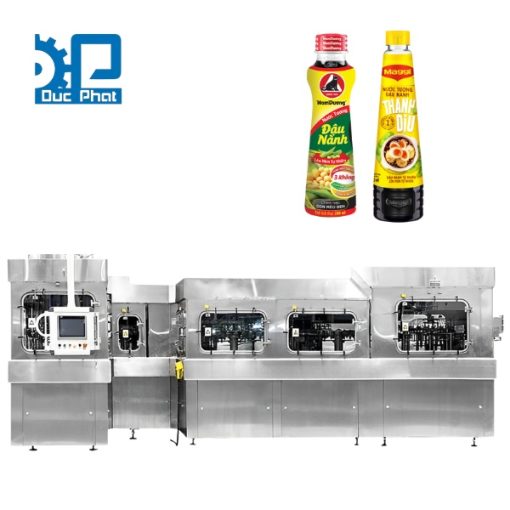 Dây chuyền chiết rót nước sốt đậu nành đóng chai