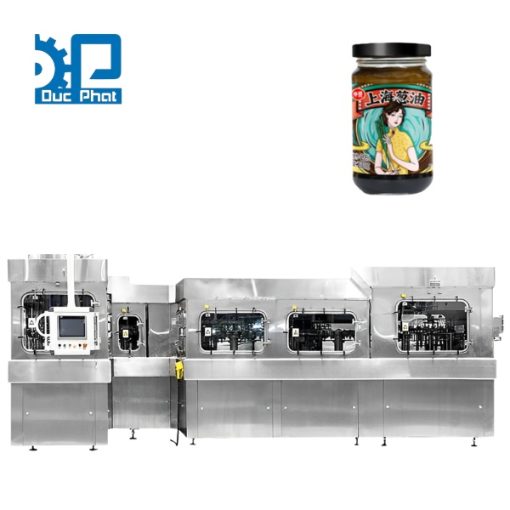 Dây chuyền chiết rót nước sốt hành đóng chai