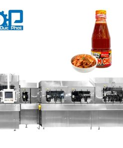Dây chuyền chiết rót nước sốt kim chi đóng chai