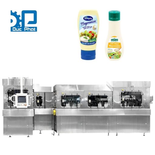 Dây chuyền chiết rót nước sốt mayonnaise đóng chai