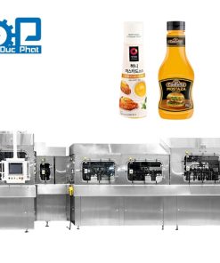 Dây chuyền chiết rót nước sốt mù tạt đóng chai
