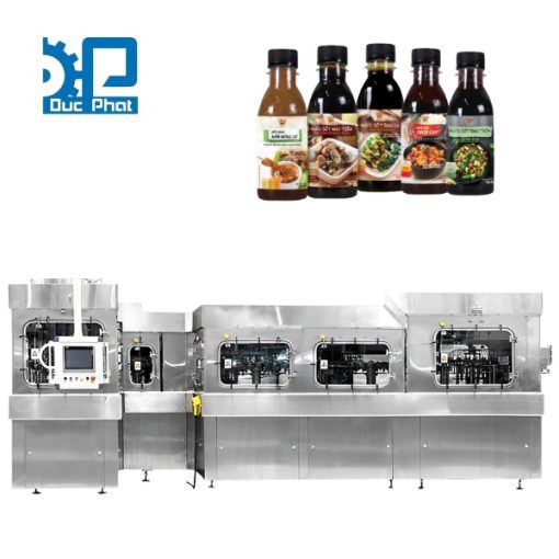 Dây chuyền chiết rót nước sốt ngũ vị đóng chai