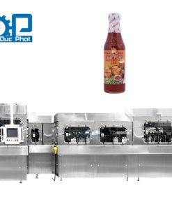 Dây chuyền chiết rót nước sốt ớt ngọt đóng chai