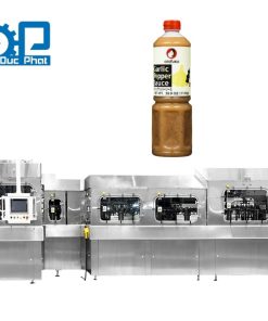 Dây chuyền chiết rót nước sốt tỏi đóng chai