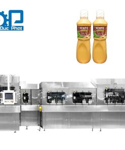 Dây chuyền chiết rót nước sốt tôm đóng chai