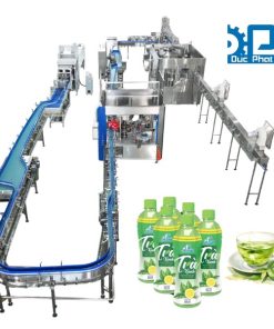 Dây chuyền chiết rót nước trà xanh đóng chai