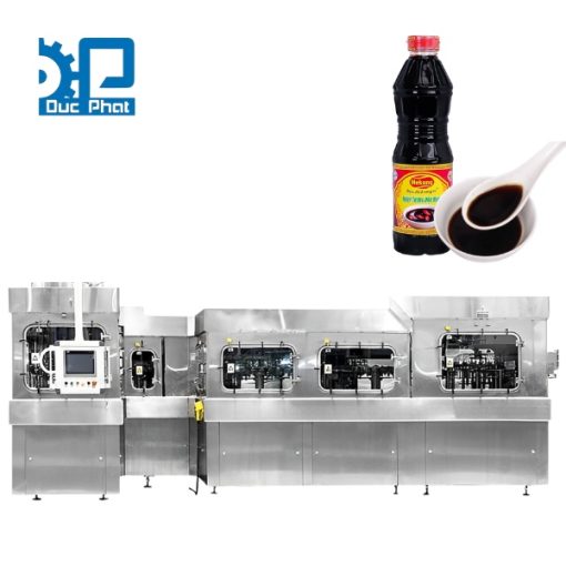Dây chuyền chiết rót nước tương đóng chai