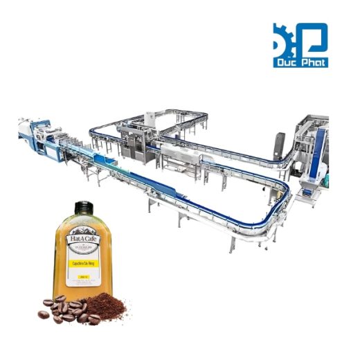 Dây chuyền chiết rót cà phê Cappuccino