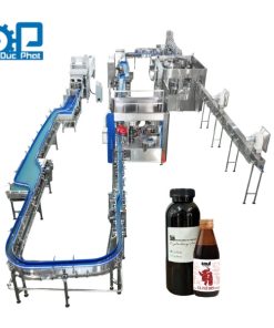 Dây chuyền chiết rót cà phê đen đóng chai