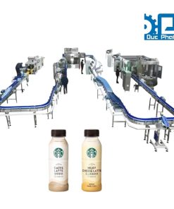 Dây chuyền chiết rót cà phê latte đóng chai