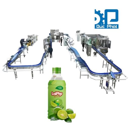 Dây chuyền chiết rót nước chanh muối đóng chai