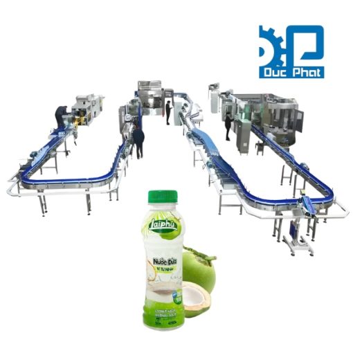 Dây chuyền chiết rót nước ép dừa đóng chai
