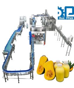 Dây chuyền chiết rót nước bí đỏ đóng chai