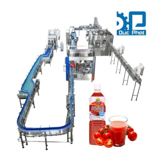 Dây chuyền chiết rót nước ép cà chua đóng chai