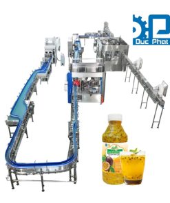 Dây chuyền chiết rót chai chanh dây đóng chai