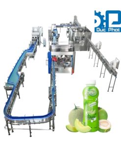 Dây chuyền chiết rót nước dưa lưới đóng chai