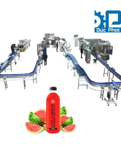 Dây chuyền chiết rót nước ép dưa hấu đóng chai