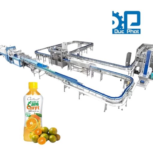 Dây chuyền chiết rót nước quýt đóng chai