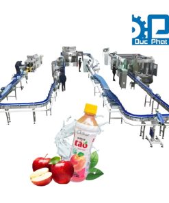 Dây chuyền chiết rót nước ép táo đóng chai