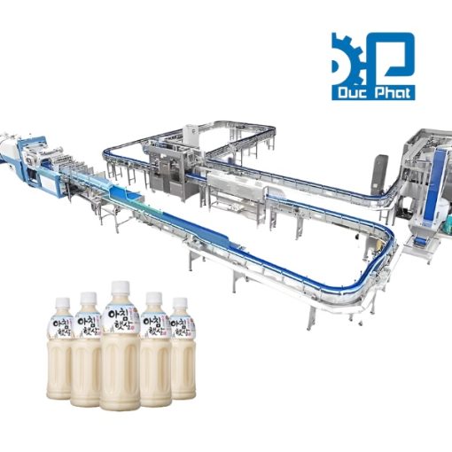 Dây chuyền chiết rót nước gạo đóng chai