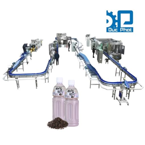 Dây chuyền chiết rót nước gạo lứt đóng chai