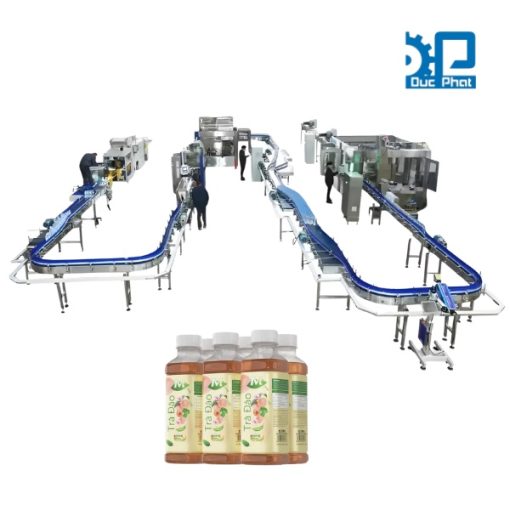Dây chuyền chiết rót trà đào