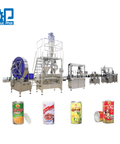 Dây chuyền đóng lọ cháo ăn liền tự động