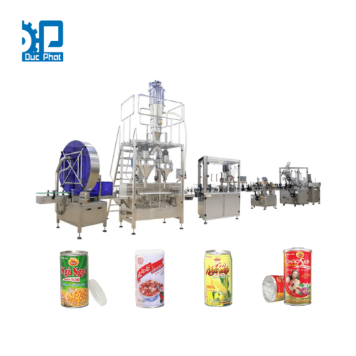 Dây chuyền đóng lọ cháo ăn liền tự động