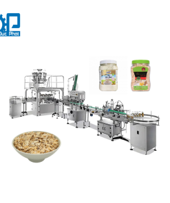 Dây chuyền đóng lọ yến mạch tự động