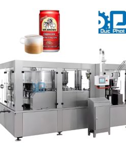 Dây chuyền chiết rót cà phê Cappuccino đóng lon