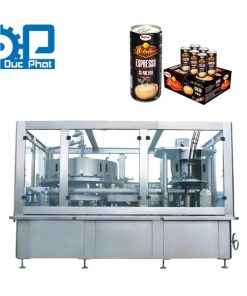 Dây chuyền chiết rót cà phê đen đóng lon