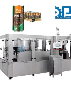 Dây chuyền chiết rót cà phê espresso đóng lon