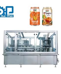 Dây chuyền chiết rót nước bí đỏ đóng lon