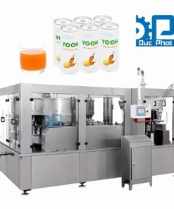Dây chuyền chiết rót nước cà rốt đóng lon