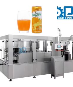 Dây chuyền chiết rót nước cam đóng lon
